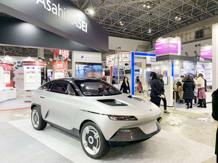 Asahikasei新型電動車在日本東京汽車電子展大放異彩